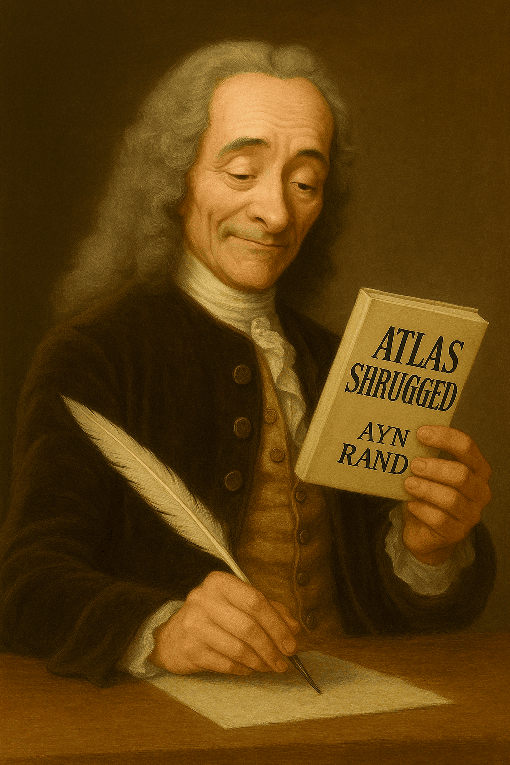 Voltaire reads & reviews Atlas Shrugged by Ayn Rand